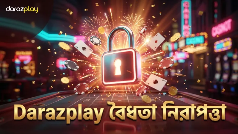 এবাউট আস পেজে কোম্পানির যা যা থাকছে 2 Darazplay-এর বৈধ আন্তর্জাতিক লাইসেন্স এবং নিরাপত্তা প্রযুক্তি