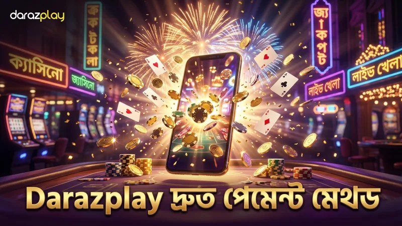 আপনার জন্য সেরা পেমেন্ট মেথড কোনটি জানুন? 1 Darazplay-এর পেমেন্ট মেথড দ্রুত এবং সুবিধাজনক।