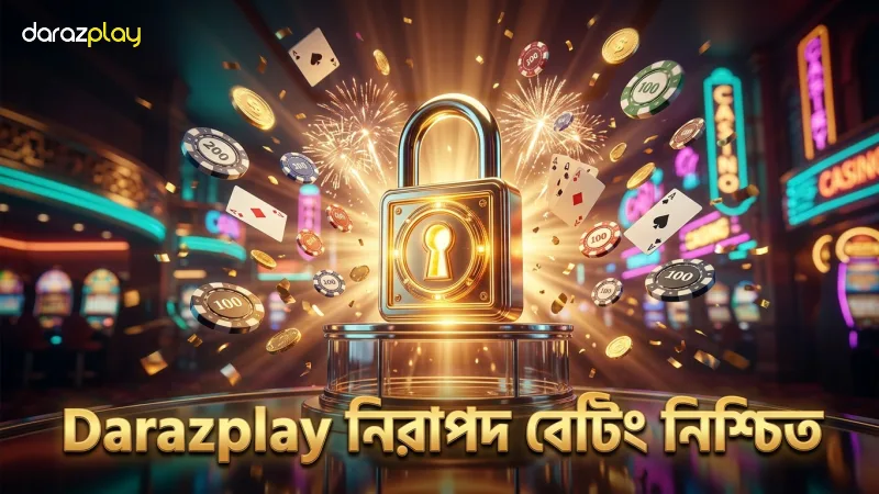 Darazplay নিরাপত্তা ও স্বচ্ছতা বজায় রেখে বেটিং নিরাপদ রাখে