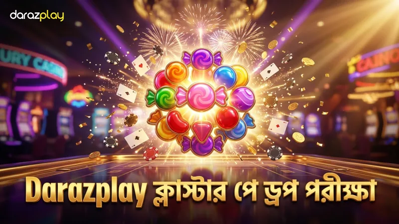 ক্লাস্টার পে ড্রপ সেশনের কার্যকারিতা Darazplay এ পরীক্ষা করা হয়েছে