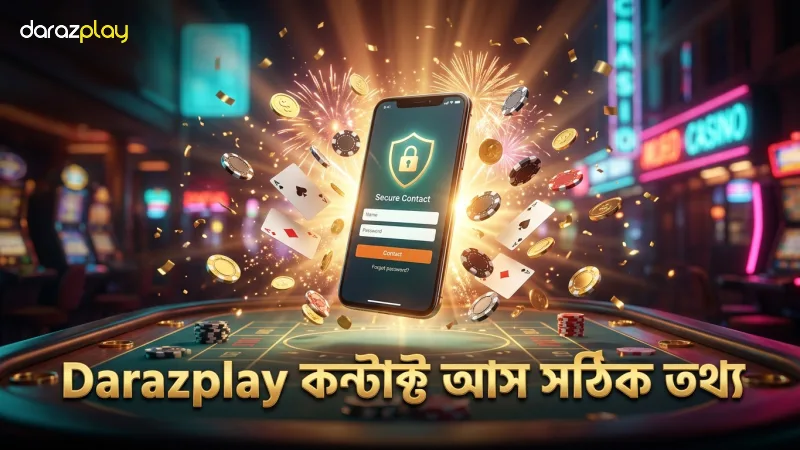 Darazplay কন্টাক্ট আস পেজে সঠিক তথ্য প্রদান অপরিহার্য।