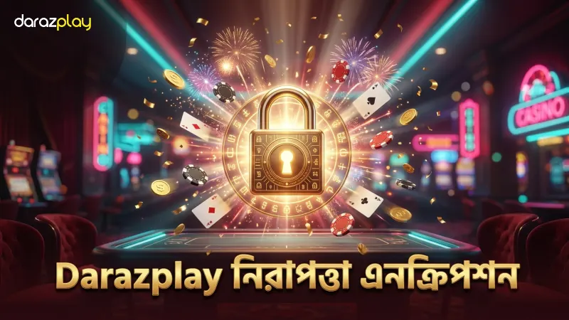 নিরাপত্তা বজায় রাখতে Darazplay এ এনক্রিপশন ব্যবহার করা হয়।