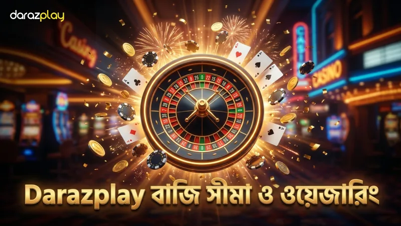 বাজি সীমা ও ওয়েজারিং বিশ্লেষণে Darazplay থেকে নিরাপদ খেলা নিশ্চিত হয়