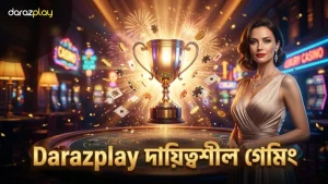 Darazplay-এ দায়িত্বশীল গেমিং বড় সফলতার জন্য অপরিহার্য, তাই খেলা চালিয়ে যান