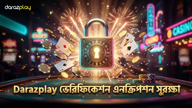 Darazplay একাউন্টের এনক্রিপশন ও নিরাপত্তা ব্যবস্থা।