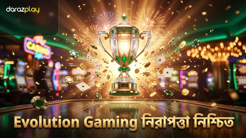 Evolution Gaming দ্বারা নিশ্চিত নিরাপদ গেমিং পরিবেশ।