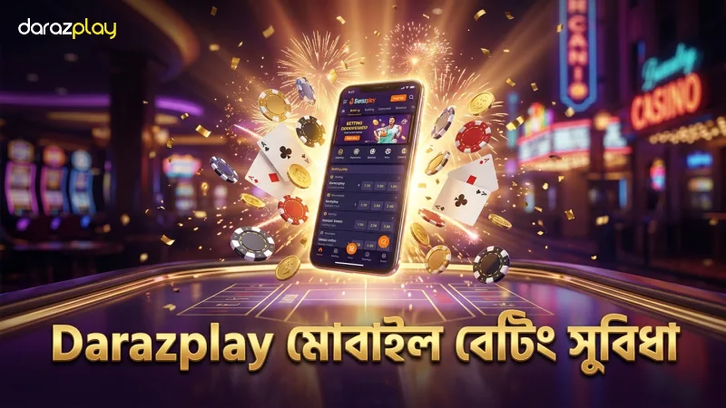 Darazplay মোবাইলে সহজ ও দ্রুত বেটিং অভিজ্ঞতা।